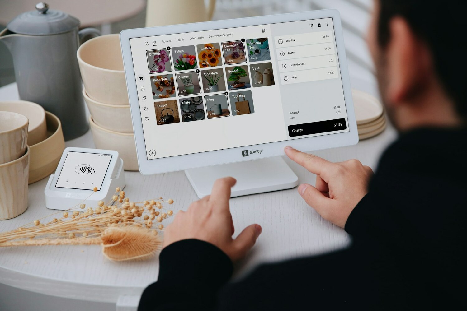 Какие товары или услуги интересовали посетителя